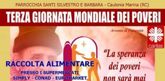 Raccolta Alimentare – Terza Giornata Mondiale dei Poveri