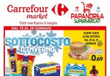Supermercati Papandrea Carrefour – 18/31 Gennaio 2020