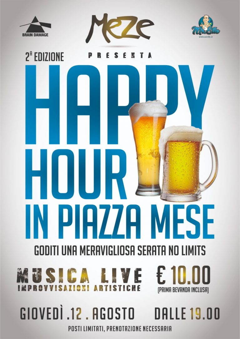 Happy Hour in Piazza Mese – Bar Meze