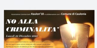 No alla Criminalità – Fiaccolata