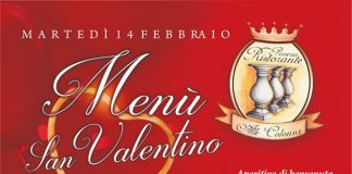 Menu San Valentino – Ristorante Pizzeria ‘Alle Colonne’