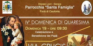 Marzo 2023 – Parrocchia ‘Santa Famiglia’ di Focà