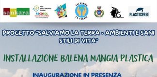 Installazione Balena Mangia Plastica
