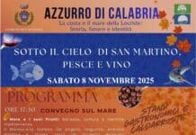 Azzurro di Calabria – Sotto il cielo di San Martino, Pesce e Vino