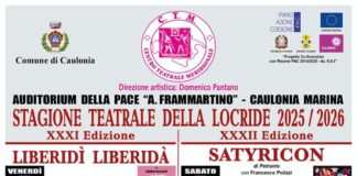 Stagione teatrale della Locride 2025/2026